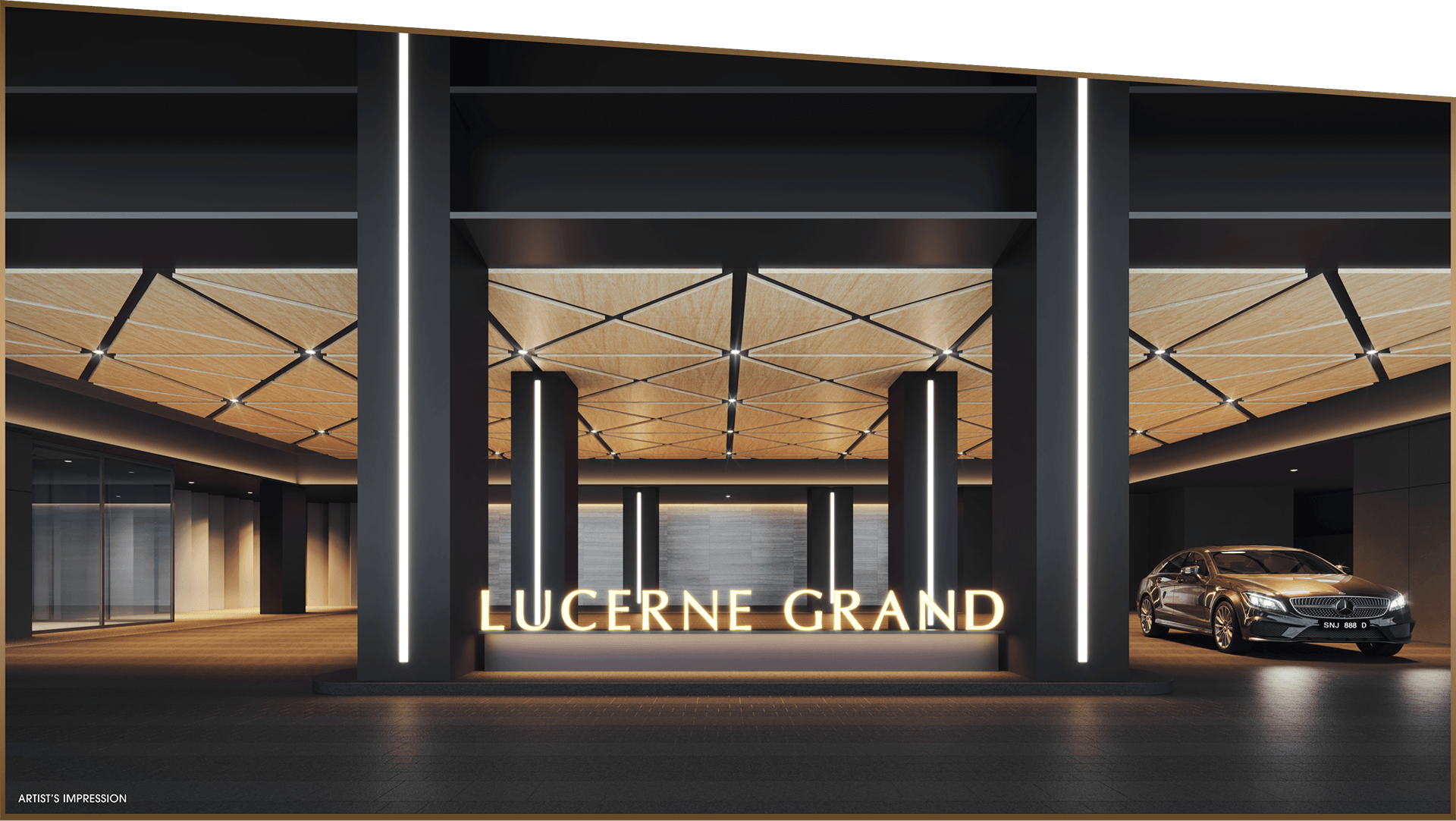 Lucerne Grand entrance and drop-off
