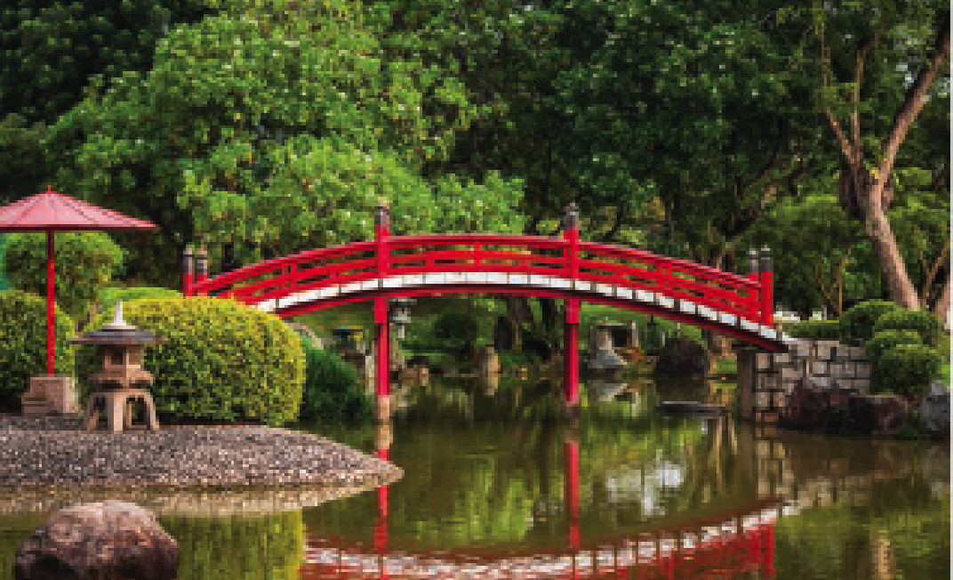 Ornate Garden bridge