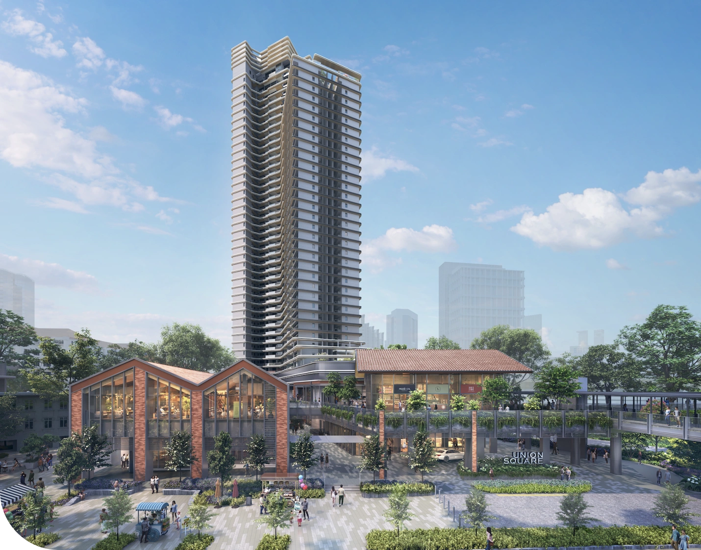 Premium lifestyle facilities at Union Square Residences for residents' enjoyment